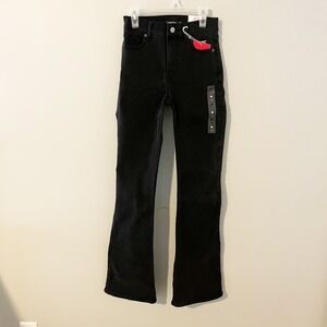 Lucky Brand Uni fit no. 1 high rise boot black jeans 24 nwt